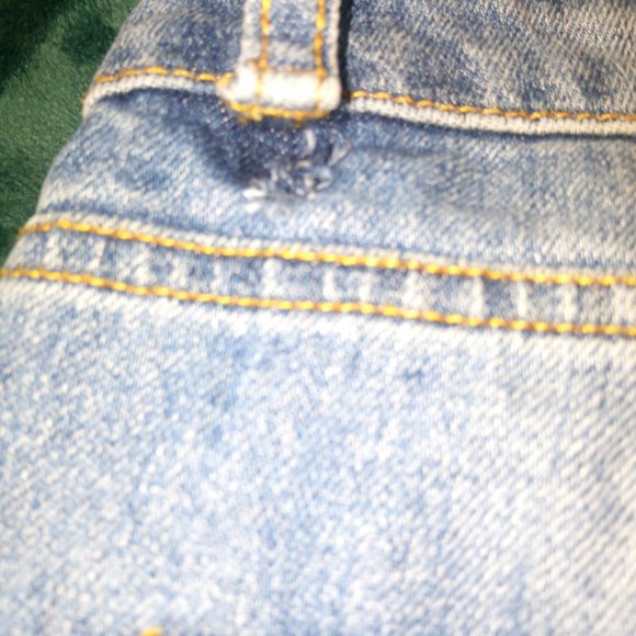 ASOS Distressed Denim Blue Jeans Sz 34 - Picture 12 of 13